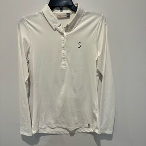 KJUS Women's Long Sleeve Golf Polo Shirt, UPF 50+